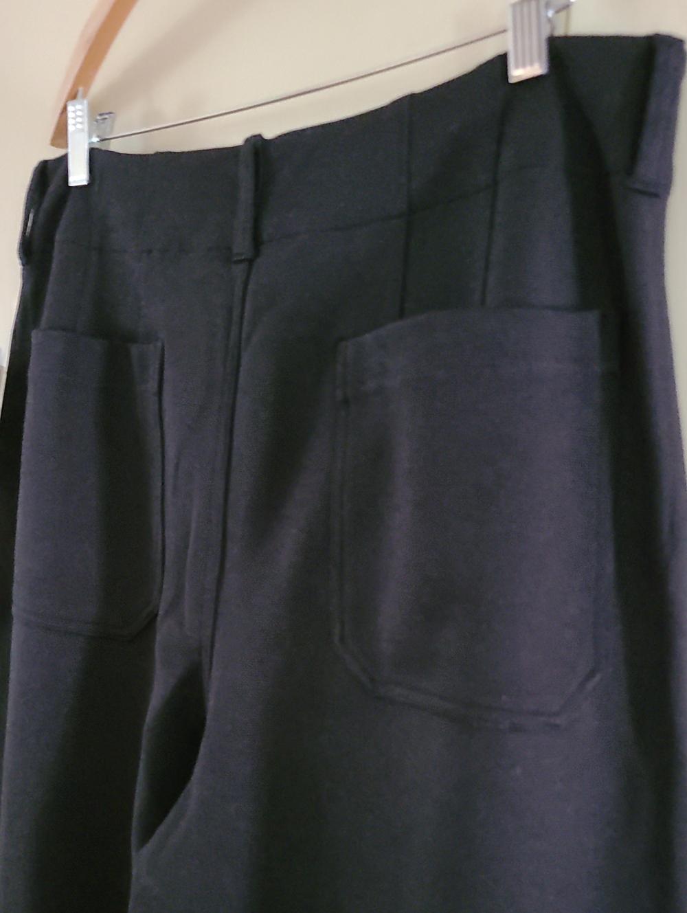 NWT Maeve Anthroplogie The Collette Wide Leg Full Length Pants Black - Picture 11 of 16